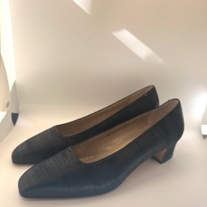 Salvatore Ferragamo Womens Heels Black Size 9